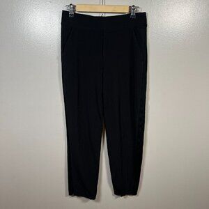 Athleta Brooklyn Ankle Pants Size 6 Black Travel Athleisure Athletic Active